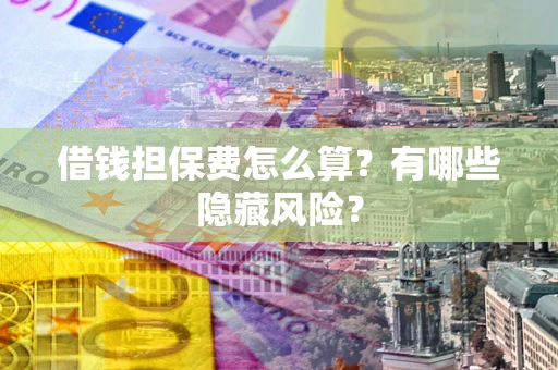 武汉借钱担保费怎么算？有哪些隐藏风险？