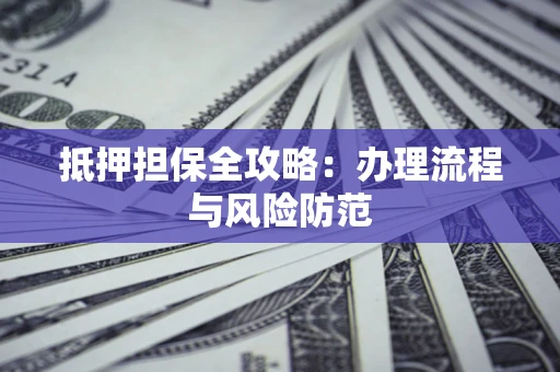 武汉抵押担保全攻略：办理流程与风险防范