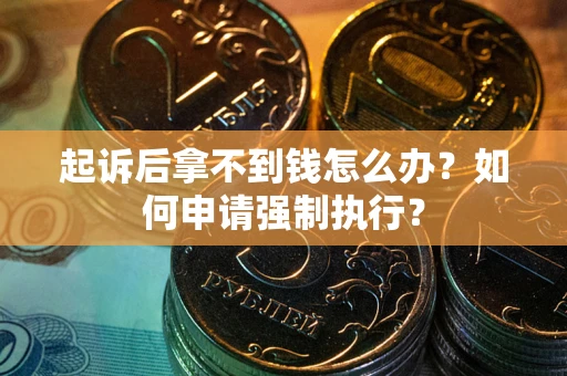 武汉起诉后拿不到钱怎么办？如何申请强制执行？