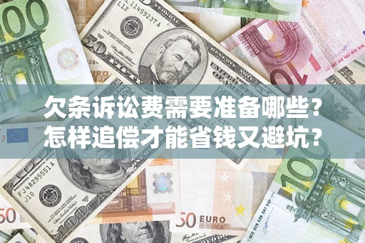 武汉欠条诉讼费需要准备哪些？怎样追偿才能省钱又避坑？