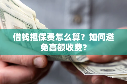 武汉借钱担保费怎么算？如何避免高额收费？